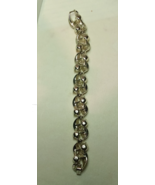 Vintage Lisner, Silver-tone with faux pearls bracelet, 7&quot; long, Made in ... - $274.88 MXN