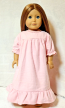 Warm Cozy FLANNEL NIGHTGOWN ~ Pink ~ Clothes for 18&quot; American Girl Doll ... - $8.90