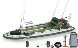Sea Eagle FS126 Ultimate Pkg SUP Paddleboard W/Motor, EZ Cart, BP12 Elec... - £1,397.07 GBP