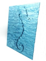Sea Horse wall art / raised 3d image - £25.76 GBP