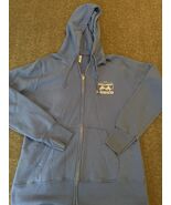 Port &amp; Company Blue Full-Zip Hoodie Bullwhip Rodeo Size XL - $30.04 CAD