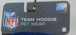 NFL Team Hoodie Pet Wear New York Giants Gray Blue Size Medium image 2