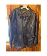 Vintage Members Only Leather Coat Size Large - $200.00