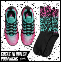 VaporMax Plus South Beach Socks Pink Blast Flyknit 2023 Shirt Clear Jade TIGER - £16.53 GBP