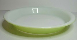 Pyrex Lime Green No. 909 Pie Baking Dish 9&quot; Diamater Vintage - £17.52 GBP