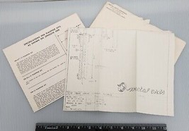 Vintage Métal Arts Mât Kit Instructions 1960&#39;s g35 - £26.47 GBP