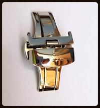 22 mm jenuine Rubber Emporio Armani Black Watch Band Strap+ Deployment C... - £19.93 GBP