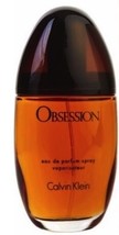CALVIN KLEIN Obsession for Women Eau de Parfum 1.7 Oz / 50mL NEW IN BOX - £27.03 GBP