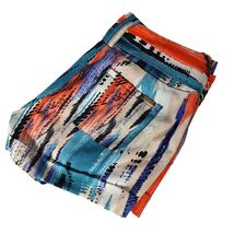 Guess Women's Casual Shorts Size 25 Multicolor Abstract Belted Summer Po... - $23.56
