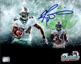 Ricky Williams signed Miami Dolphins Weed/Cannabis 8x10 Photo- Williams Player H - £35.02 GBP