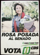 Original Poster Spain Democratic Social Posada Vote CSD - £33.28 GBP
