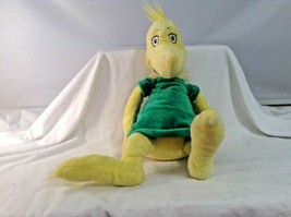 Kohls Sneetch Plush Oh The Things You Can Think 19" Green Dress Girl Dr Suess - $8.25