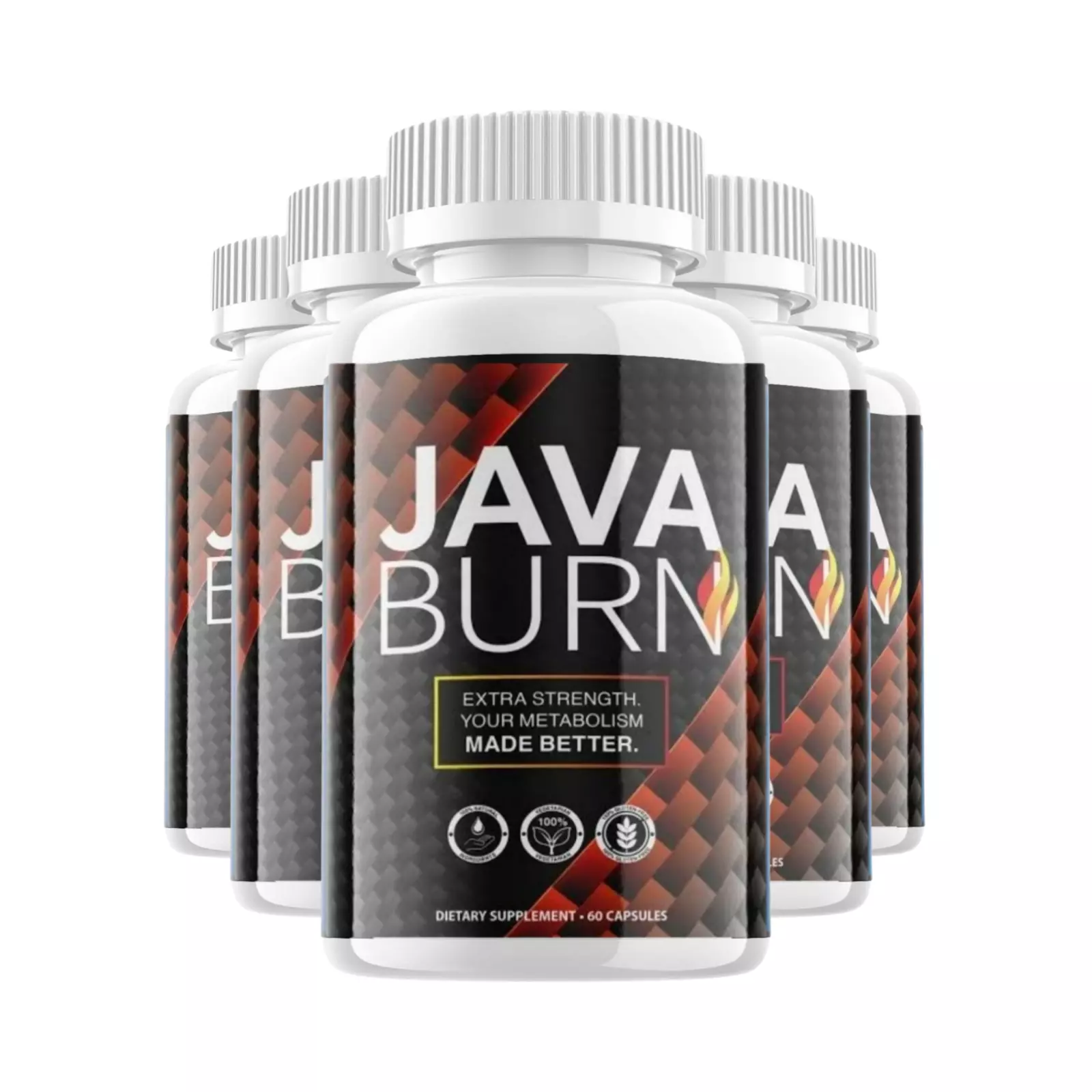 5-Pack Java Burn Powerful Formula, Java Burn Now in Pills - 300 Capsules - $103.08