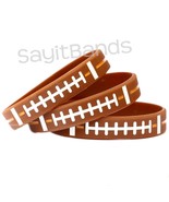 Set of FOOTBALL Thread Silicone Wristbands - Wholesale Wrist Band Bracel... - $177.77 MXN+