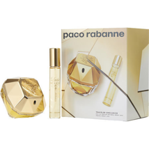 Paco Rabanne Lady Million Perfume 2.7 Oz Eau De Parfum Spray Gift Set - £95.16 GBP