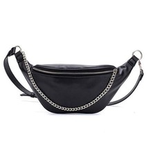 REPRCLA New Fanny Pack Fashion Waist Bag High Quality PU Leather Belt Chest Bag  - £20.54 GBP