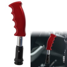 JDM Slotted Pistol Grip Handle Metal Red Automatic Gear Shift Knob Universal - £19.49 GBP