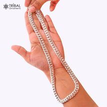 925 sterling silver cuban link design Custom heavy chain for men's jewel... - $2,125.53+