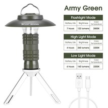 WEST BI Portable Multifunction Camping Light USB Rechargeable 3 Lighting Modes T - £87.30 GBP