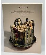 Sotheby's Auction Catalog Important English Pottery Private Collection O... - $11.90