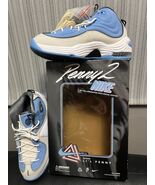 NEW IN BOX Nike Men's SIZE 8.5 Air Penny 2 x Social Status White Blue DM... - $144.51