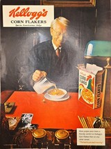 KELLOGG&#39;S CORN FLAKES - Cereal -Court Judge - 1965 Vintage Print Ad - $10.97