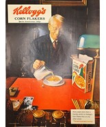 KELLOGG&#39;S CORN FLAKES - Cereal -Court Judge - 1965 Vintage Print Ad - $10.97
