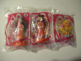 3 Piece 2011 McDonalds Happy Meal Strawberry Shortcake Dolls Toys Sealed  - £10.35 GBP