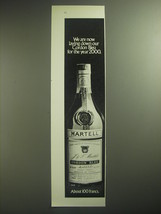 1974 Martell Cordon Bleu Cognac Ad - laying down our Cordon Bleu for year 2000 - £14.78 GBP
