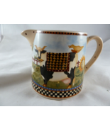 Williraye Studio Creamer Pitcher Country Farmouse Kitchen 1999 Folk Art - $14.84