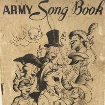 Army Songbook Vintage Chorale Marching Music Book 1941 WWII Era - $12.10