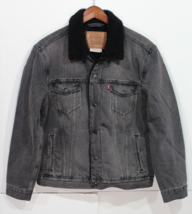 NEW Men&#39;s Levi&#39;s Premium Denim Trucker Jacket Type III Sherpa, Medium, MSRP $128 - $69.29