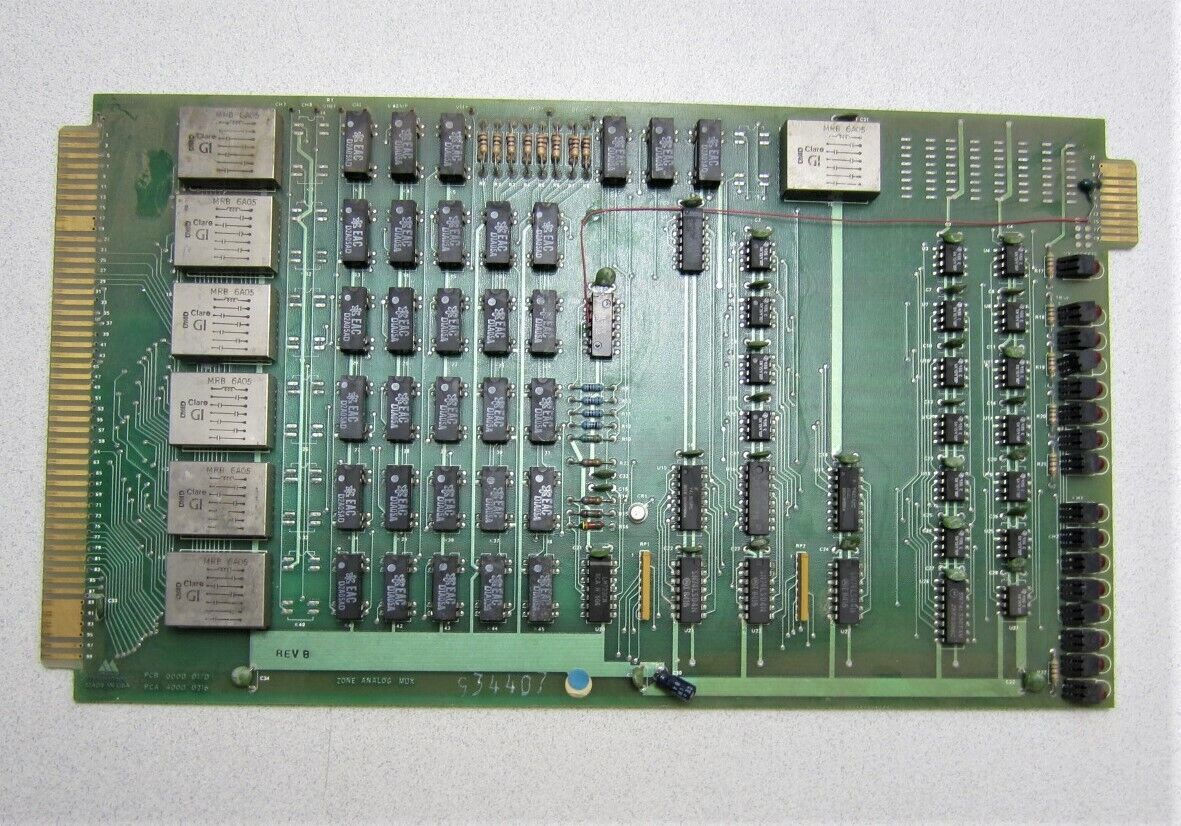 Advanced Microtechnology PC Board 0000 0170 MUX Zone Analog Rev B - $28.79