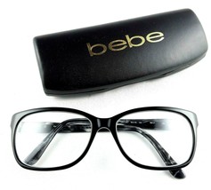 BEBE Womens Wish BB5139 Jet Black Eyeglass Frames with Case 54-16-135  - $39.55
