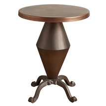 47th &amp; Main Modern Metal Accent End Or Side Table for Living Room, 20&quot; x 20&quot; x 1 - £62.46 GBP+