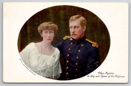 Their Majesties The King And Queen Of The Belgians Tuck Oilette Postcard X26 - £7.93 GBP