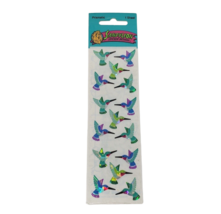 Vintage Sandylion Colorful Stickers 1 Sheet Sealed New Hummingbirds Prism - £11.39 GBP