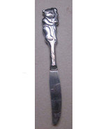 TEDDY BEAR PEWTER HANDLE BUTTER CHEESE KNIFE PATE&#39; SPREADER&#39;S - $22.65