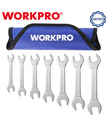 WORKPRO 7PC Wrench Set 5.5 to 23 mm Ultra-Slim Open End Thin Wrenches Se... - £43.06 GBP