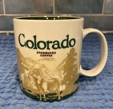2009 Starbucks Coffee Tea Cup Mug Collector Series COLORADO 16oz EUC! - $17.45