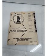 TECUMSEH LAUSON 4 STROKE ENGINE MECHANICS HANDBOOK MANUAL SHOP 1977 - $15.83
