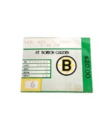 1987 Nov 7 Pittsburgh Penguins vs. Boston Bruins Hockey Ticket Stub Cam ... - $187.20 MXN
