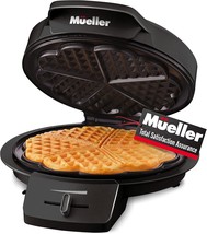 Mueller Heart Waffle Maker, 5 Belgian Waffle Iron, Adjustable Browning Control, - $44.92