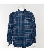 Orvis Shirt Jacket Mens 2XL Blue Tan Plaid Flannel Heavy Shacket Hunting... - €24,71 EUR