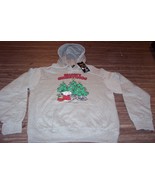 PEANUTS SNOOPY WOODSTOCK CHRISTMAS HOODIE HOODED Sweatshirt MENS SMALL NEW - $54.16 CAD