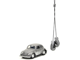 1959 Volkswagen Beetle Gray Metallic w Silver Flames Boxing Gloves Accessory Pun - £16.05 GBP