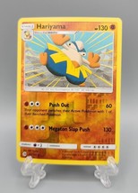 Pokémon TCG Hariyama Sun &amp; Moon Base Set 68/149 Reverse Holo Rare - £0.99 GBP