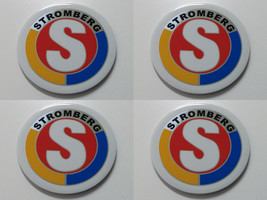 Stromberg - Set of 4 Metal Stickers for Wheel Center Caps Logo Badges Rims  - $24.90+