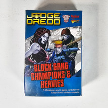 2000 AD Judge Dredd Miniatures Game Block Gang Champions &amp; Heavies Warlo... - £32.69 GBP