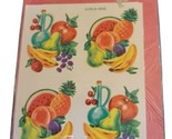 Vintage Decalart Water Applied Decals Colorful Fruit 1981 NOS NIP X-107-A - £6.26 GBP